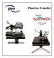 Plancha transfer APOLO 60000, 40cm X 50cm, Control Electrónico Digital